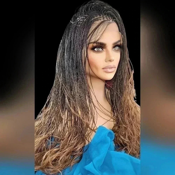 Braided wigs, 100% handmade, long braids  gorgeous, ALINA, NWT - Picture 5 of 16